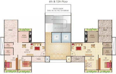 Project Image of 543.0 - 690.0 Sq.ft 3 BHK Apartment for buy in Sunny Orchid Arcade