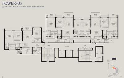 Project Image of 1126.0 - 1511.0 Sq.ft 3 BHK Apartment for buy in DLF The Westpark Phase 1