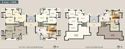 Project Image of 576.0 - 962.0 Sq.ft 2 BHK Apartment for buy in Shreeji Tirth