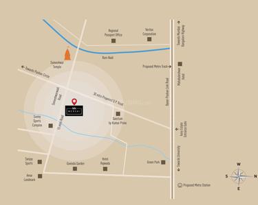 Project Image of 1700 Sq.ft 3 BHK Apartment / Flat for sale in Pashan for Rs. 23800000