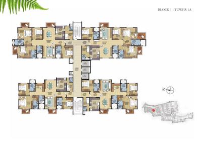 Project Image of 1290 Sq.ft 3 BHK Apartment / Flat for sale in Harlur for Rs. 21600000