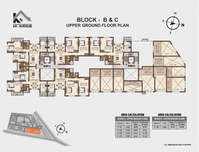 Project Image of 790.72 - 1075.86 Sq.ft 1 BHK Apartment for buy in KK Avenue