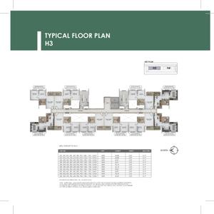 Paranjape Forest Trails Everglades H3 And H4 H3 Cluster Plan 2