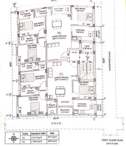 Project Image of 589.0 - 1214.0 Sq.ft 1 BHK Apartment for buy in Jeeva Apartments