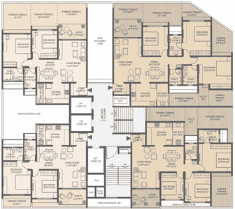 Project Image of 842.82 - 1689.76 Sq.ft 2 BHK Apartment for buy in Jindal Sun Garnet