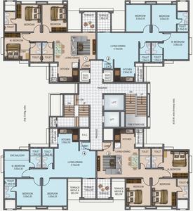 Project Image of 554.45 - 782.75 Sq.ft 2 BHK Apartment for buy in Kunal Iconia Phase V