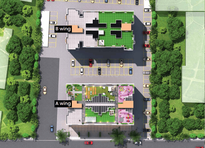 Project Image of 320.33 - 531.2 Sq.ft 1 BHK Apartment for buy in Aksha Vrundavan III