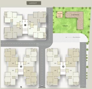 Project Image of 0.0 - 962.83 Sq.ft 3 BHK Apartment for buy in Triveni Heights