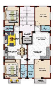 Project Image of 0.0 - 850.0 Sq.ft 2 BHK Apartment for buy in Bengal RS Abode