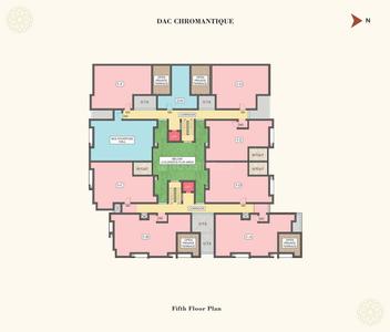Project Image of 951.0 - 1434.0 Sq.ft 2 BHK Apartment for buy in DAC Chromantique