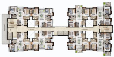 Project Image of 688.0 - 816.0 Sq.ft 2 BHK Apartment for buy in Merlin Skygaze