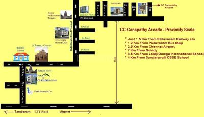 Project Image of 408.0 - 847.0 Sq.ft 1 BHK Apartment for buy in CC Ganapathy Arcade