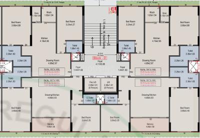 Project Image of 805.79 - 821.39 Sq.ft 2 BHK Apartment for buy in Shree Hari Sunsetu Sky