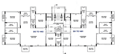 Project Image of 1977.98 - 1979.91 Sq.ft 3 BHK Apartment for buy in Shivay Fortune Vivanta