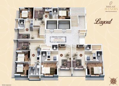 Project Image of 296.87 - 447.78 Sq.ft 1 BHK Apartment for buy in Shelaji Avenues