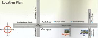 Raj Palace Location Plan 1