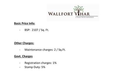 Project Image of 834.0 - 1335.0 Sq.ft 2 BHK Apartment for buy in Wallfort Vihar