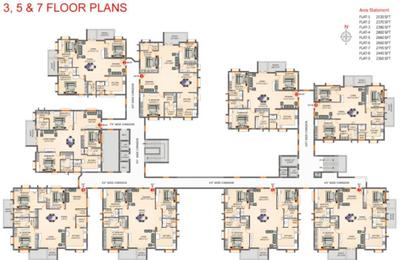 Project Image of 2255.0 - 2690.0 Sq.ft 3 BHK Apartment for buy in Gowra KSN Residency