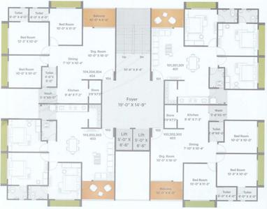 Project Image of 606.0 - 811.0 Sq.ft 2 BHK Apartment for buy in Sai Krishna Icon