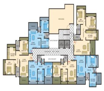 Project Image of 630.0 - 985.0 Sq.ft 1 BHK Apartment for buy in Sai Raj Vaishnavi Park Phase II