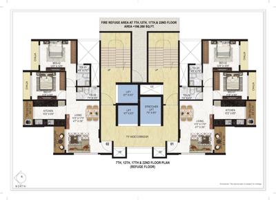 Project Image of 618.28 - 677.0 Sq.ft 2 BHK Apartment for buy in Kamdhenu Zenith