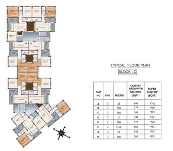 Project Image of 850.0 - 1120.0 Sq.ft 2 BHK Apartment for buy in Rajwada Emporis