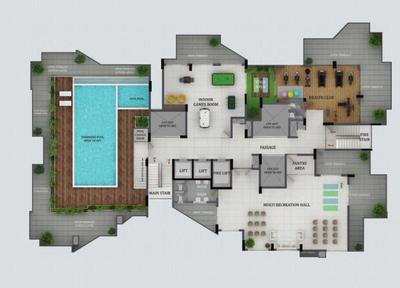 Project Image of 1042.0 - 1639.0 Sq.ft 2 BHK Apartment for buy in Skyline Hilltop