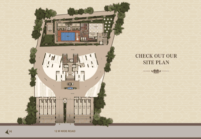 Project Image of 696.0 - 1064.0 Sq.ft 2 BHK Apartment for buy in Midtown W90