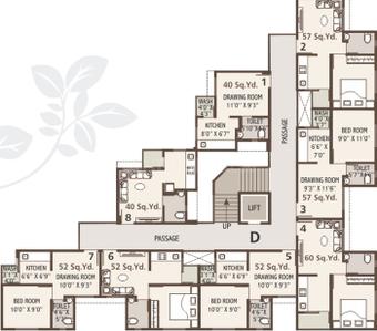 Project Image of 990 Sq.ft 2 BHK Apartment / Flat for sale in Narolgam for Rs. 2650000