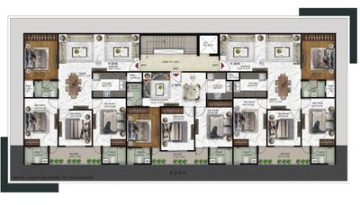 Project Image of 1600.0 - 2000.0 Sq.ft 3 BHK Builder Floor for buy in Triveni Homz