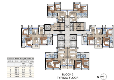 Project Image of 478.0 - 1578.0 Sq.ft 2 BHK Apartment for buy in Mextech Miraya Divine