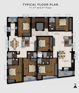 Prop GC GC Cluster Plan from 1st to 3rd Floor 1