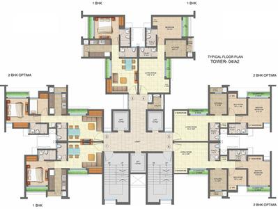 Project Image of 377.0 - 705.0 Sq.ft 1 BHK Apartment for buy in Runwal My City Phase I Part II