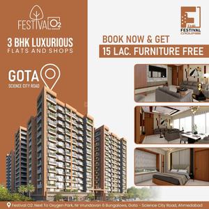 Project Image of 0.0 - 1755.0 Sq.ft 3 BHK Apartment for buy in Festival O2