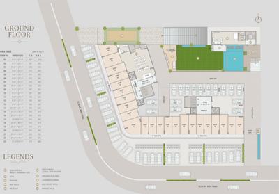 Project Image of 0.0 - 1075.0 Sq.ft 3 BHK Apartment for buy in Courtyard Meridian