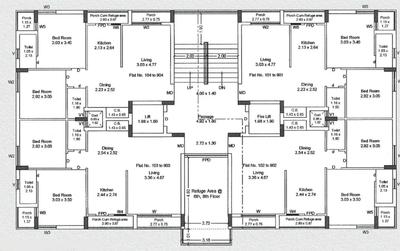 Project Image of 558.32 - 616.23 Sq.ft 2 BHK Apartment for buy in Madhav Akshar Prime