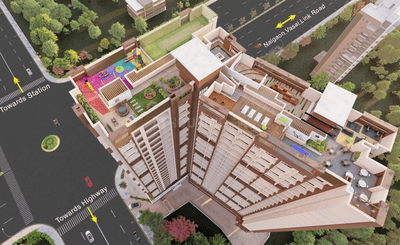 Project Image of 356.0 - 616.0 Sq.ft 1 BHK Apartment for buy in Omkar Laxmi Lifestyle