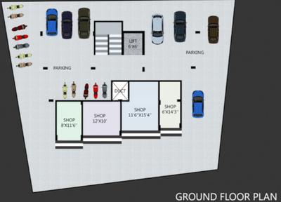 Project Image of 510.53 - 527.54 Sq.ft 2 BHK Apartment for buy in P S Mahalaxmi Apartment 8