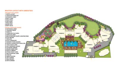 Project Image of 403.0 - 787.0 Sq.ft 1 BHK Apartment for buy in Nirmal Olympia C D