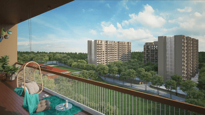 Project Image of 421.95 - 598.58 Sq.ft 1 BHK Apartment for buy in Skyi Manas Lake Phase IV