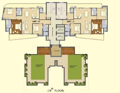 Solitairian City S2,S4 Cluster Plan For 19th Floor 2