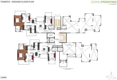 Project Image of 1821.04 - 4611.04 Sq.ft 3 BHK Apartment for buy in Godrej Frontier
