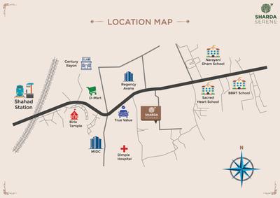 Project Image of 809 Sq.ft 2 BHK Apartment / Flat for sale in Kalyan West for Rs. 4500000