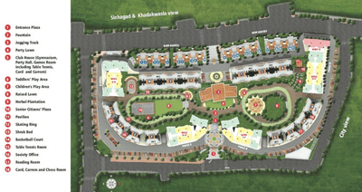 Project Image of 600 Sq.ft 1 BHK Apartment / Flat for sale in Dhayari for Rs. 3999000