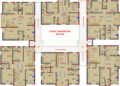 Project Image of 1270.0 - 1922.0 Sq.ft 2 BHK Apartment for buy in Aryamitra Florina