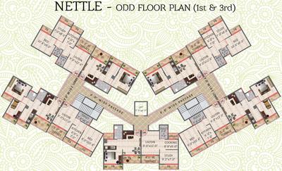 Project Image of 304.0 - 469.0 Sq.ft 1 RK Apartment for buy in Raj Sharon Garden