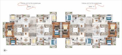 Project Image of 1250.0 - 2000.0 Sq.ft 2 BHK Apartment for buy in MEHER GANGA