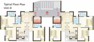 Project Image of 708.59 - 714.4 Sq.ft 3 BHK Apartment for buy in VCG Vrindavan City