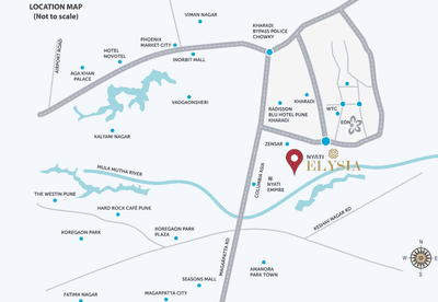 Project Image of 1050 Sq.ft 2 BHK Apartment / Flat for sale in Kharadi for Rs. 10500000