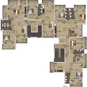 Project Image of 716.66 - 1080.16 Sq.ft 1 BHK Apartment for buy in Casa De Thivim